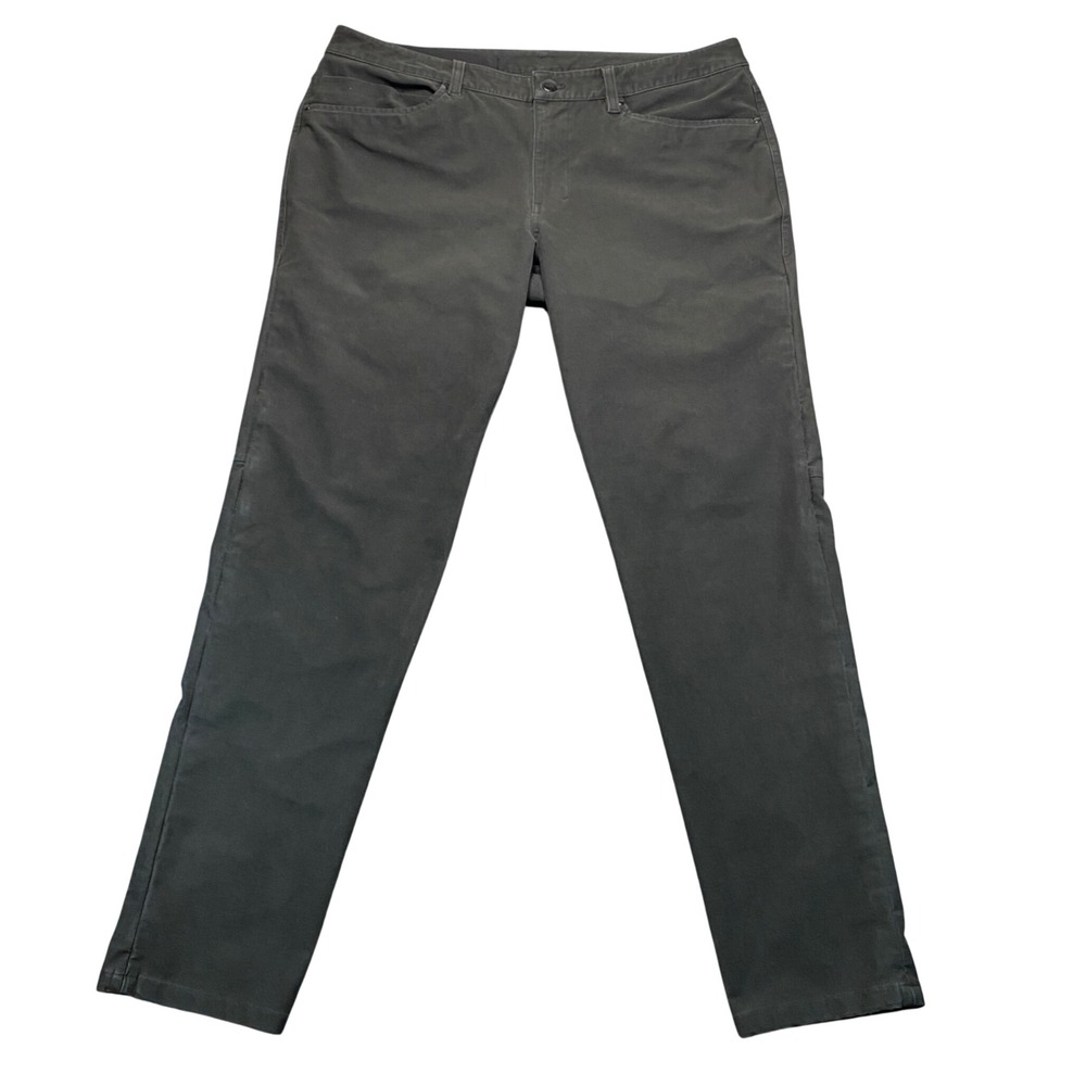 Lululemon ABC Pant Classic Black Mens 36x32 Five Pocket